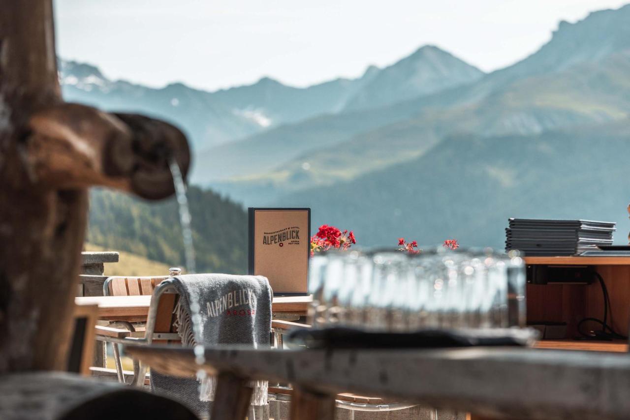 Alpenblick Bergrestaurant & Hotel Arosa Exterior foto
